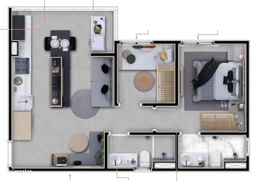 Apartamento, 2 quartos, 44 m² - Foto 31