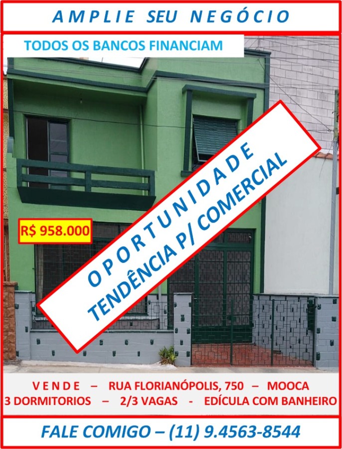 Sobrado, 3 quartos, 210 m² - Foto 1
